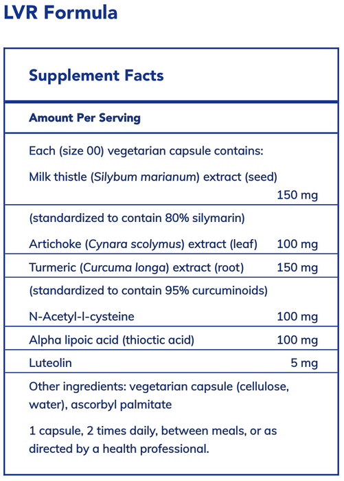 LVR Formula-Vitamins & Supplements-Pure Encapsulations-60 Capsules-Pine Street Clinic
