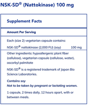 NSK-SD (Nattokinase) (100 mg)
