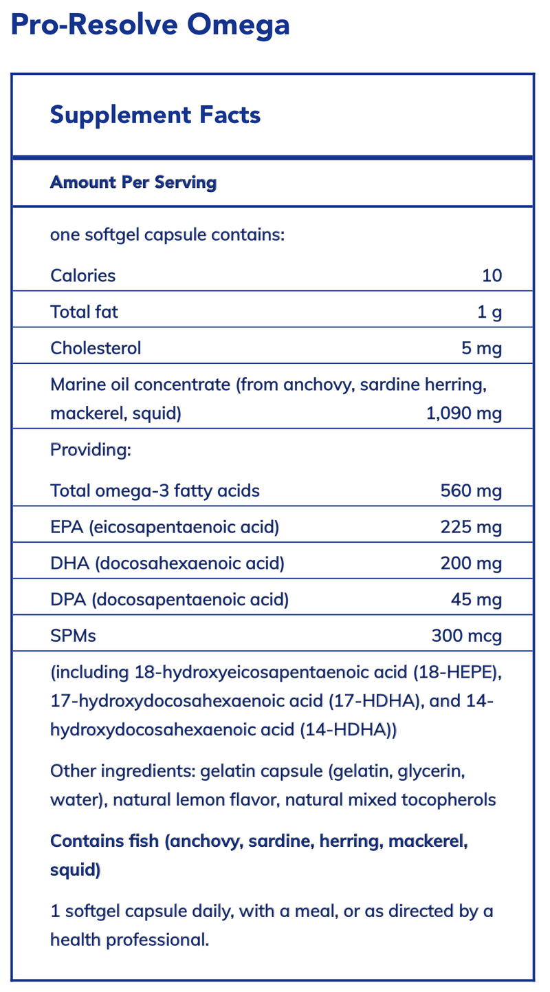 Pro-Resolve Omega (60 Softgels)