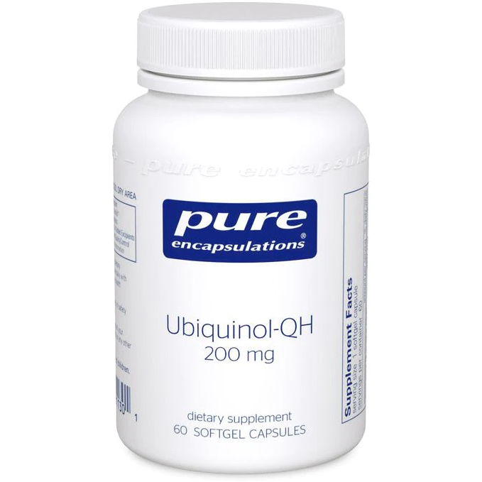 Ubiquinol-QH 200 mg (60 Softgels)-Pure Encapsulations-Pine Street Clinic