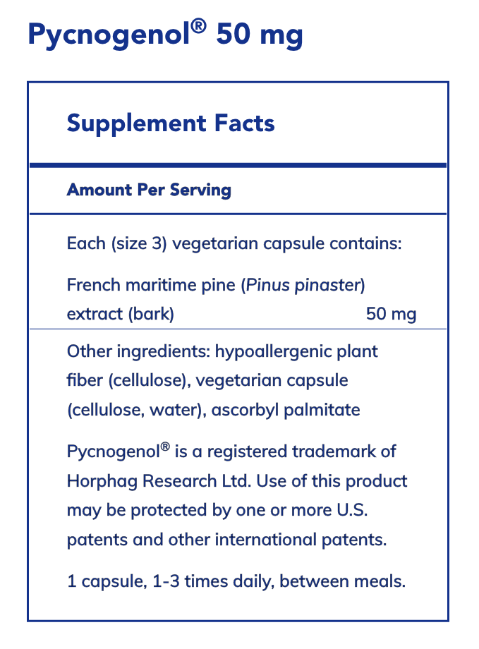 Pycnogenol (50 mg)