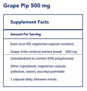 Grape Pip (500 mg) (120 Capsules)