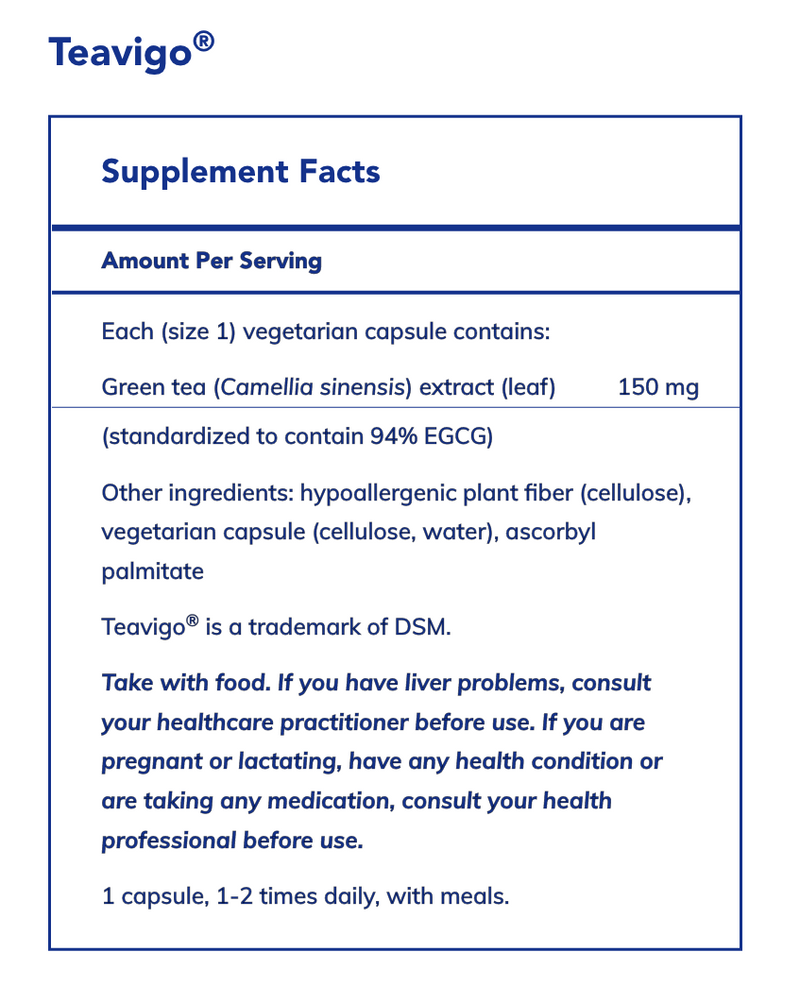 Teavigo (120 Capsules)