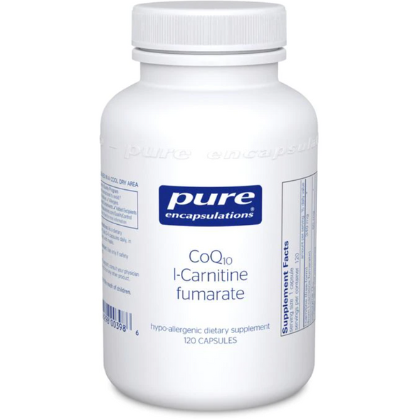 Pure Encapsulations - CoQ10 l-Carnitine Fumarate - 120 Capsules Pine Street Clinic Pure Encapsulations - CoQ10 l-Carnitine Fumarate - 120 Capsules Pine Street Clinic