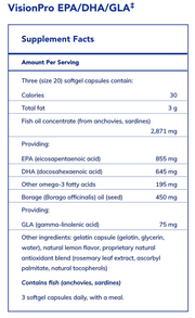 VisionPro EPA/DHA/GLA