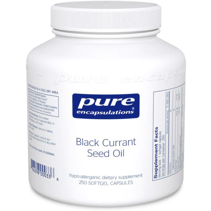 Black Currant Seed Oil-Vitamins & Supplements-Pure Encapsulations-100 Softgels-Pine Street Clinic