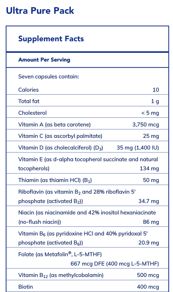 Ultra Pure Pack (30 Packets)