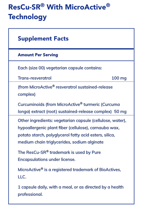 ResCu-SR (60 Capsules)-Vitamins & Supplements-Pure Encapsulations-Pine Street Clinic