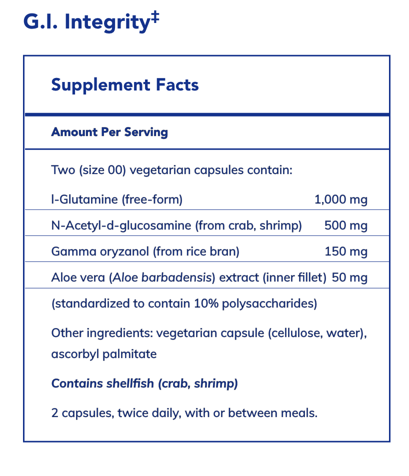 Pure Encapsulations G.I. Integrity — Pine Street Clinic