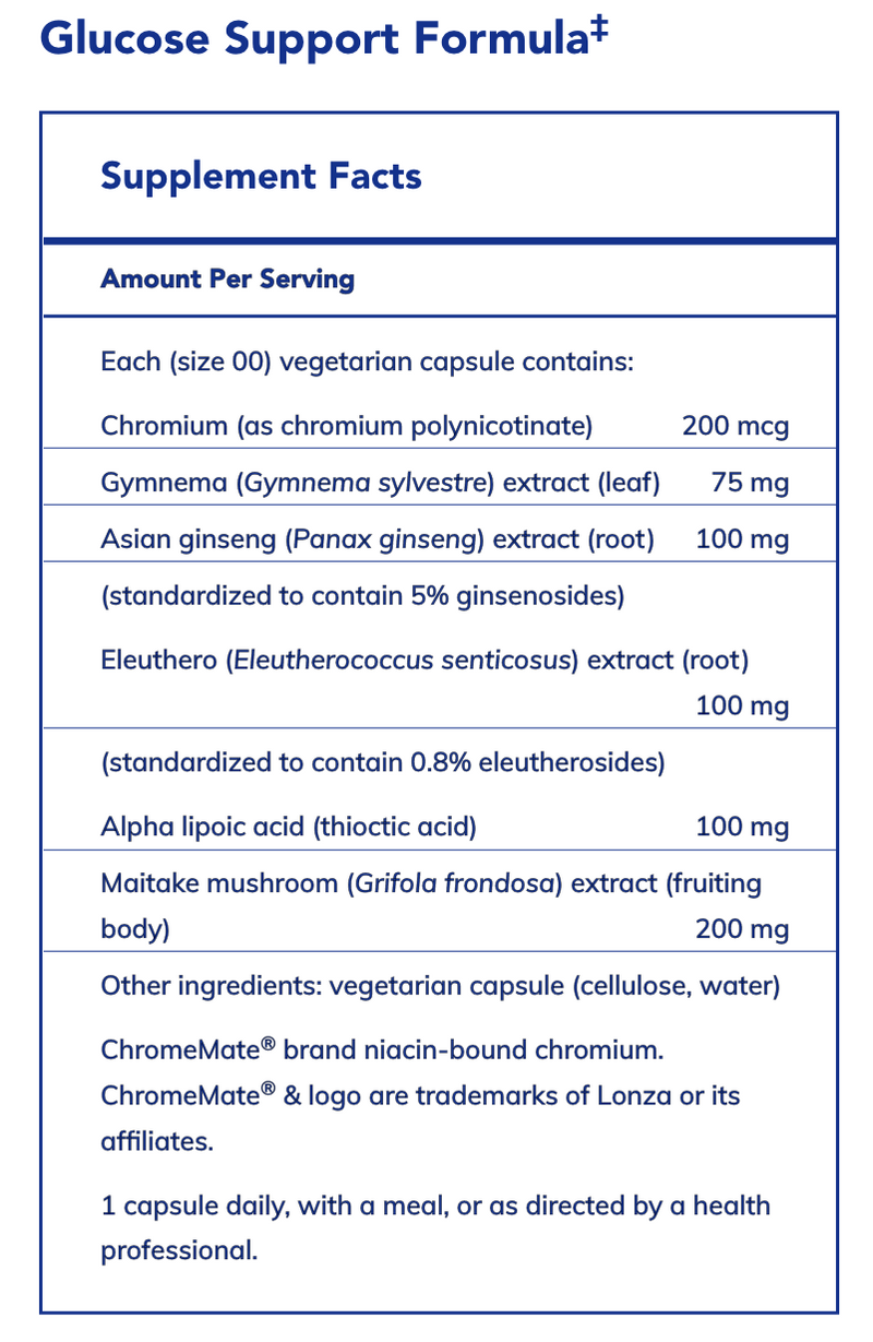 Glucose Support Formula