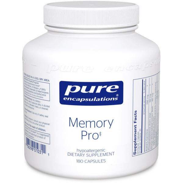 cellulite l carnitine Pure Encapsulations - Memory Pro