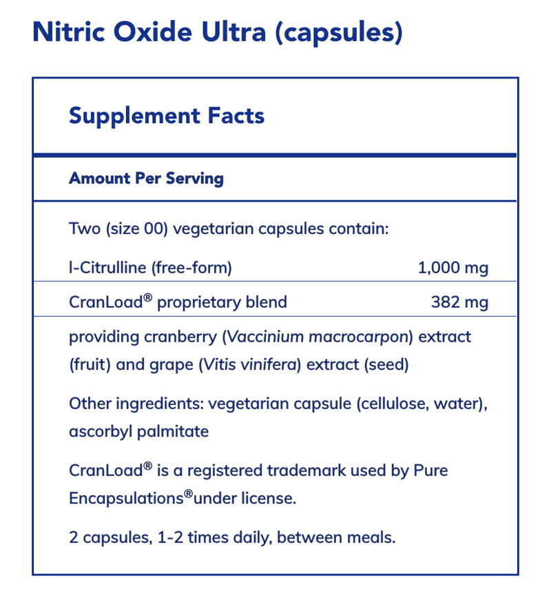 Nitric Oxide Ultra (120 Capsules)