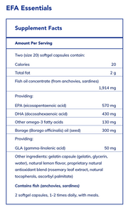 EFA Essentials (120 Softgels)