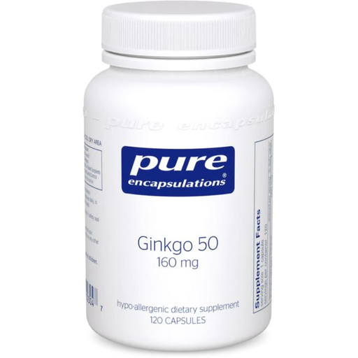 Ginkgo 50 (160 mg) (120 Capsules)-Vitamins & Supplements-Pure Encapsulations-Pine Street Clinic
