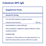 Colostrum (40% IgG)