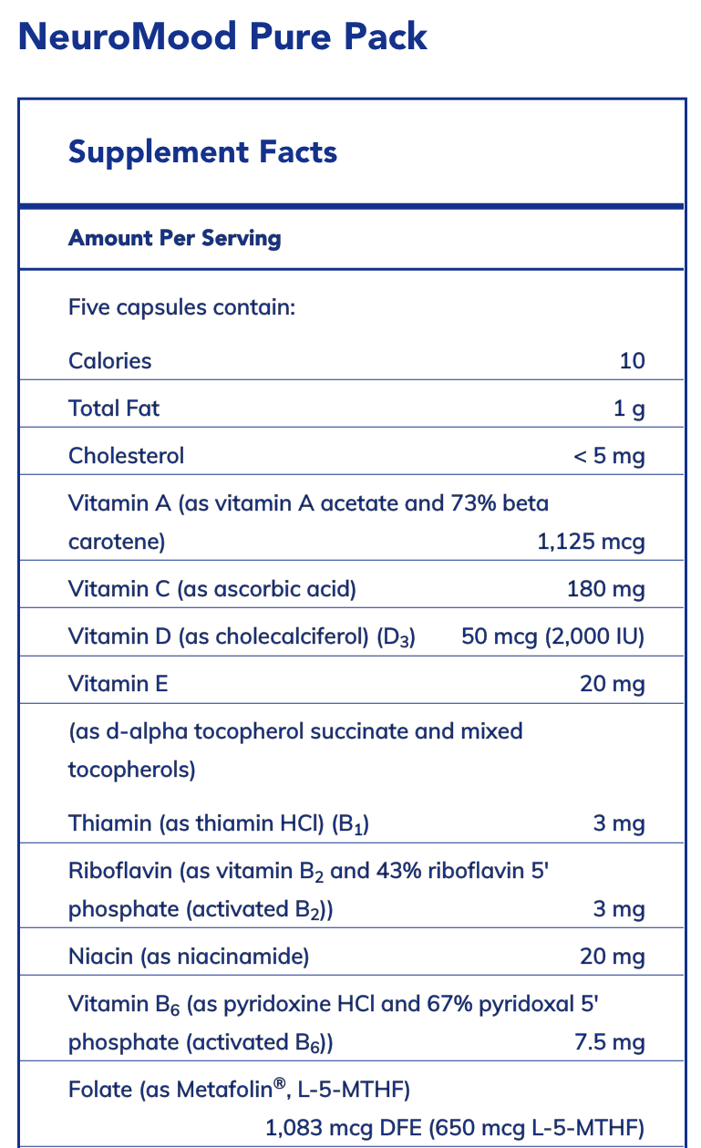 NeuroMood Pure Pack (30 Packets)