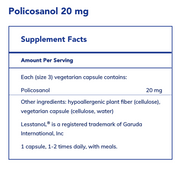 Policosanol (20 mg) (120 Capsules)