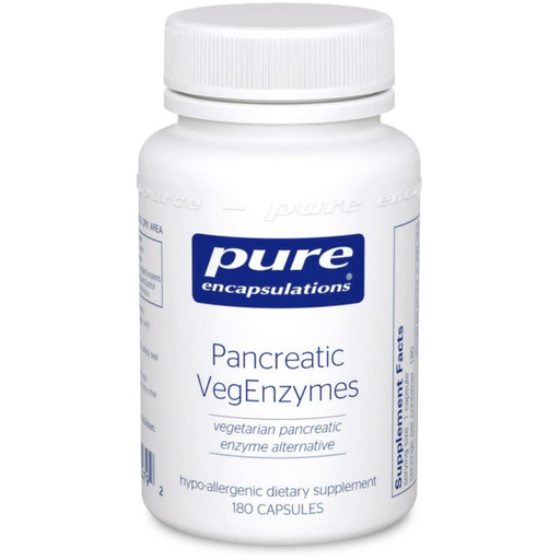 Pancreatic VegEnzymes (180 Capsules)-Vitamins & Supplements-Pure Encapsulations-Pine Street Clinic