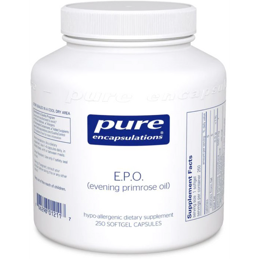 E.P.O. (Evening Primrose Oil)-Vitamins & Supplements-Pure Encapsulations-100 Softgels-Pine Street Clinic