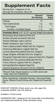Lung & Bronchial Tonic (4 Fluid Ounces)