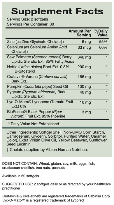 Serenoa Supreme (60 Softgels)-Vitamins & Supplements-Natura Health Products-Pine Street Clinic