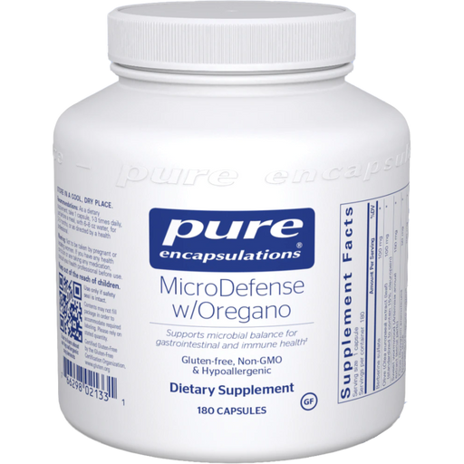 MicroDefense with Oregano-Vitamins & Supplements-Pure Encapsulations-90 Capsules-Pine Street Clinic