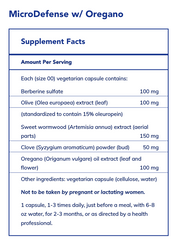 MicroDefense with Oregano