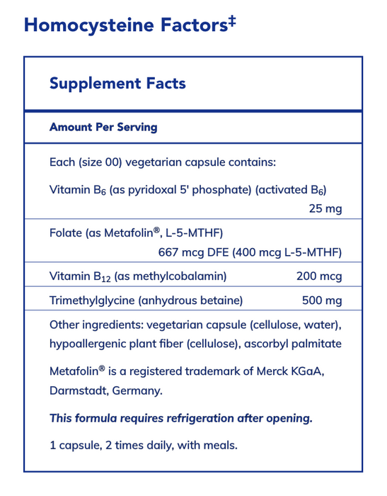 Homocysteine Factors