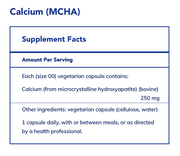 Calcium (MCHA) (180 Capsules)
