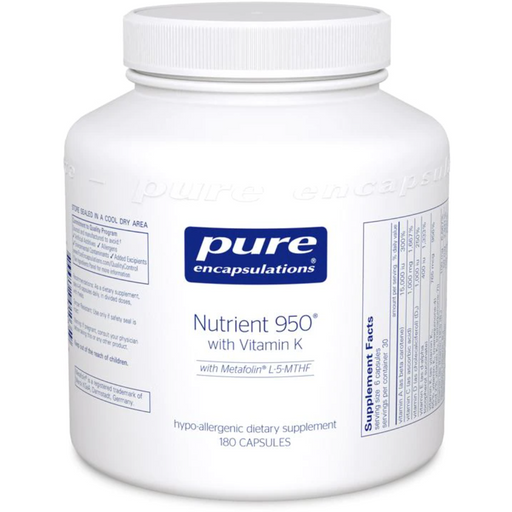 Nutrient 950 with Vitamin K (180 Capsules)-Vitamins & Supplements-Pure Encapsulations-Pine Street Clinic