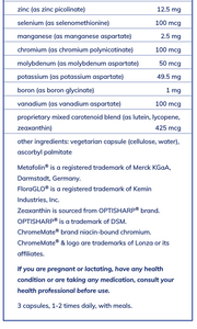 Nutrient 950 without Copper, Iron & Iodine (180 Capsules)