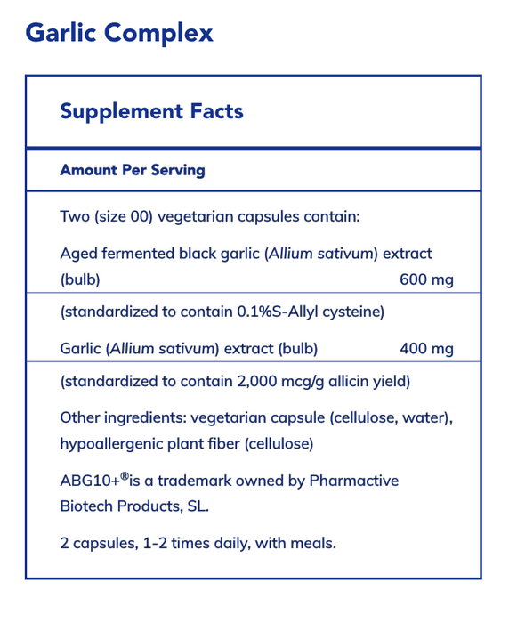 Garlic Complex (120 Capsules)