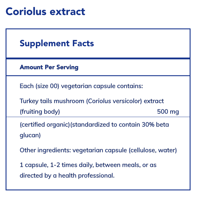 Coriolus extract (60 Capsules)