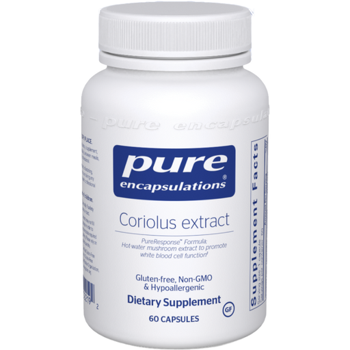Coriolus extract (60 Capsules)-Vitamins & Supplements-Pure Encapsulations-Pine Street Clinic