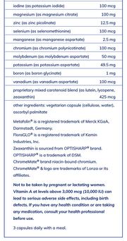 Nutrient 950 A Without Copper & Iron (180 Capsules)