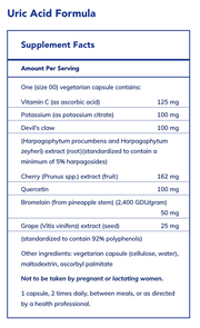 Uric Acid Formula (120 Capsules)