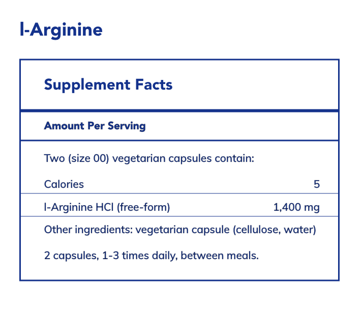 l-Arginine-Vitamins & Supplements-Pure Encapsulations-90 Capsules-Pine Street Clinic