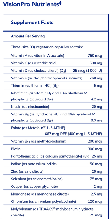 VisionPro Nutrients (90 Capsules)