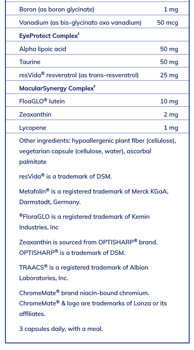 VisionPro Nutrients (90 Capsules)