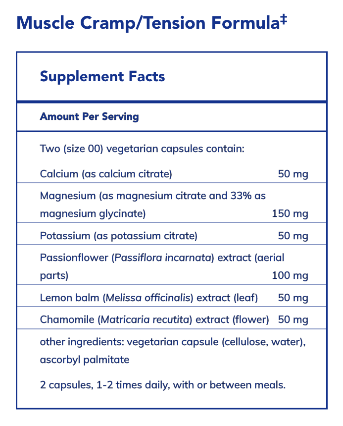 Muscle Cramp/Tension Formula