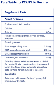 PureNutrients EPA/DHA Gummy (36 Gummies)