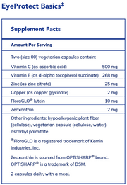 EyeProtect Basics (With Zinc) (60 Capsules)