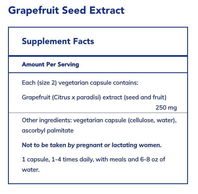 Grapefruit Seed Extract-Pure Encapsulations-Pine Street Clinic