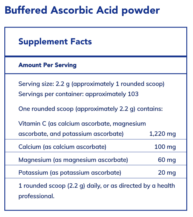 Buffered Ascorbic Acid powder (227 Grams)