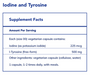 Iodine and Tyrosine (120 Capsules)