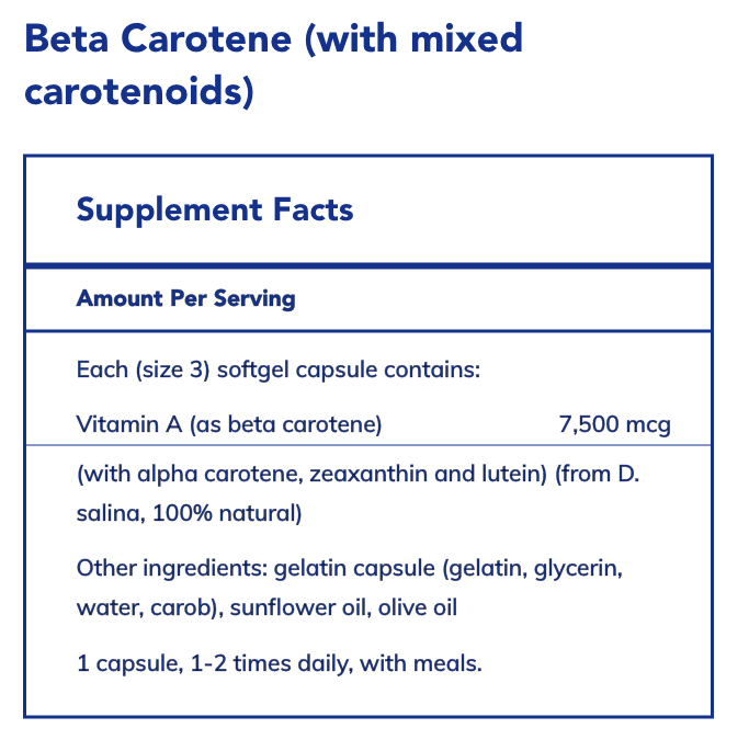 Beta Carotene (90 Softgels)