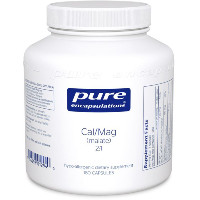 Calcium Magnesium (malate) 2:1 (180 Capsules)