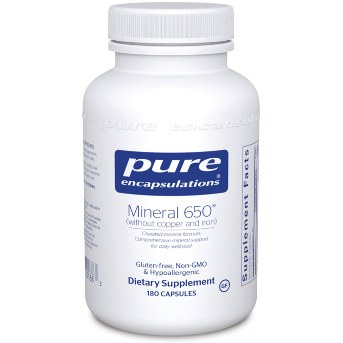 Mineral 650 (Without Copper and Iron) (180 Capsules)