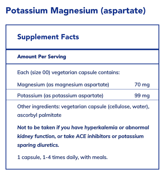 Potassium Magnesium (aspartate)