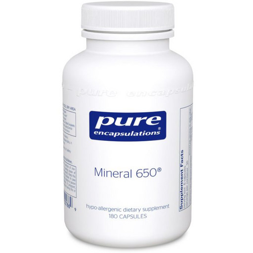 Mineral 650 (180 Capsules)-Vitamins & Supplements-Pure Encapsulations-Pine Street Clinic